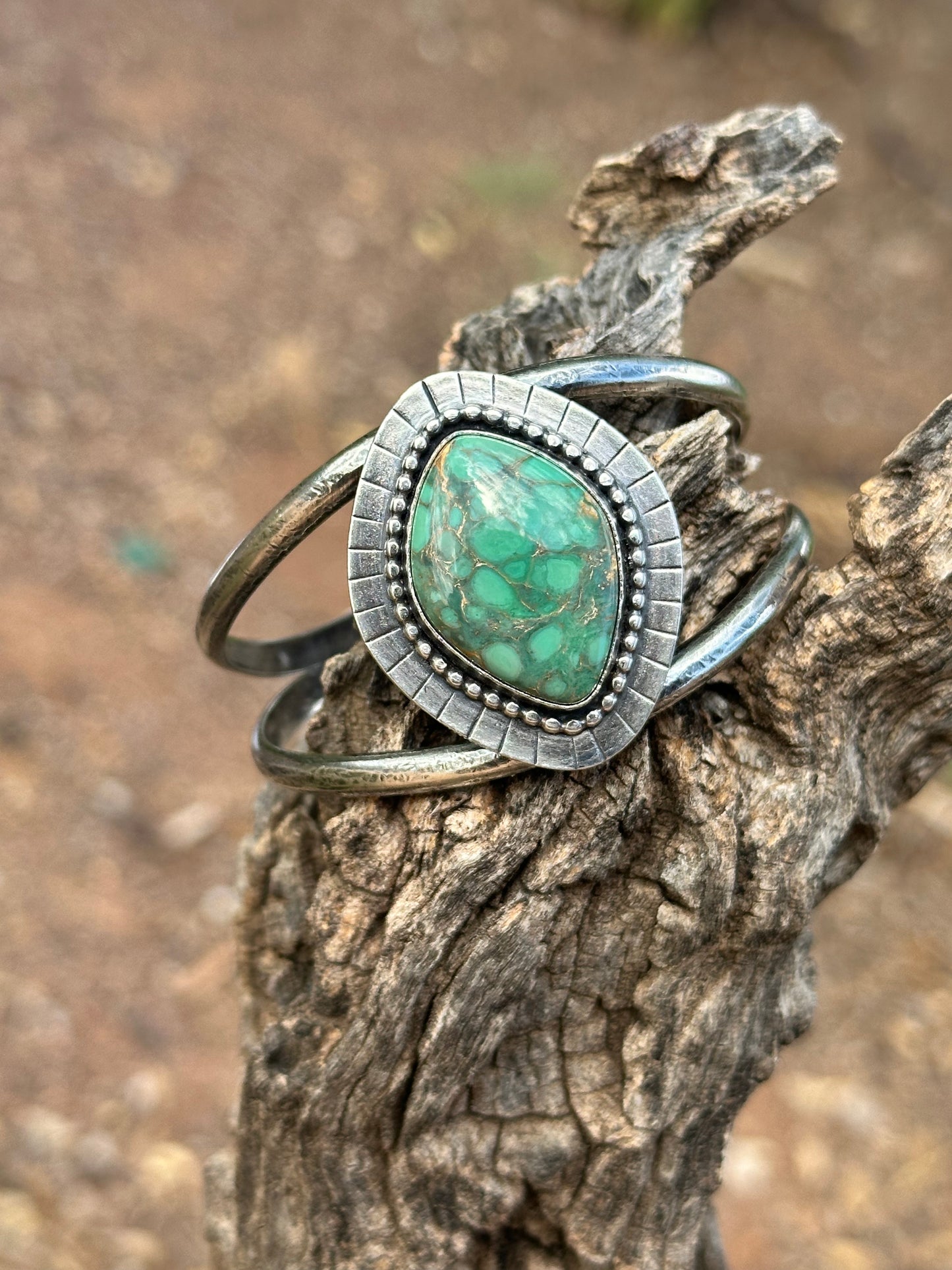 Natural Variscite Cuff