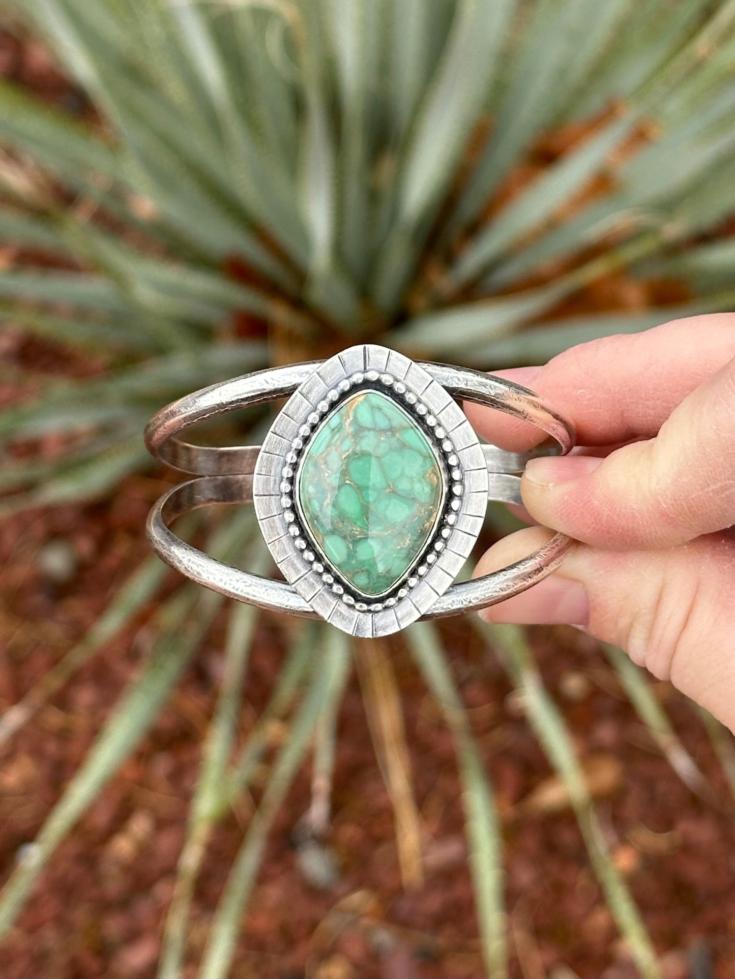 Natural Variscite Cuff