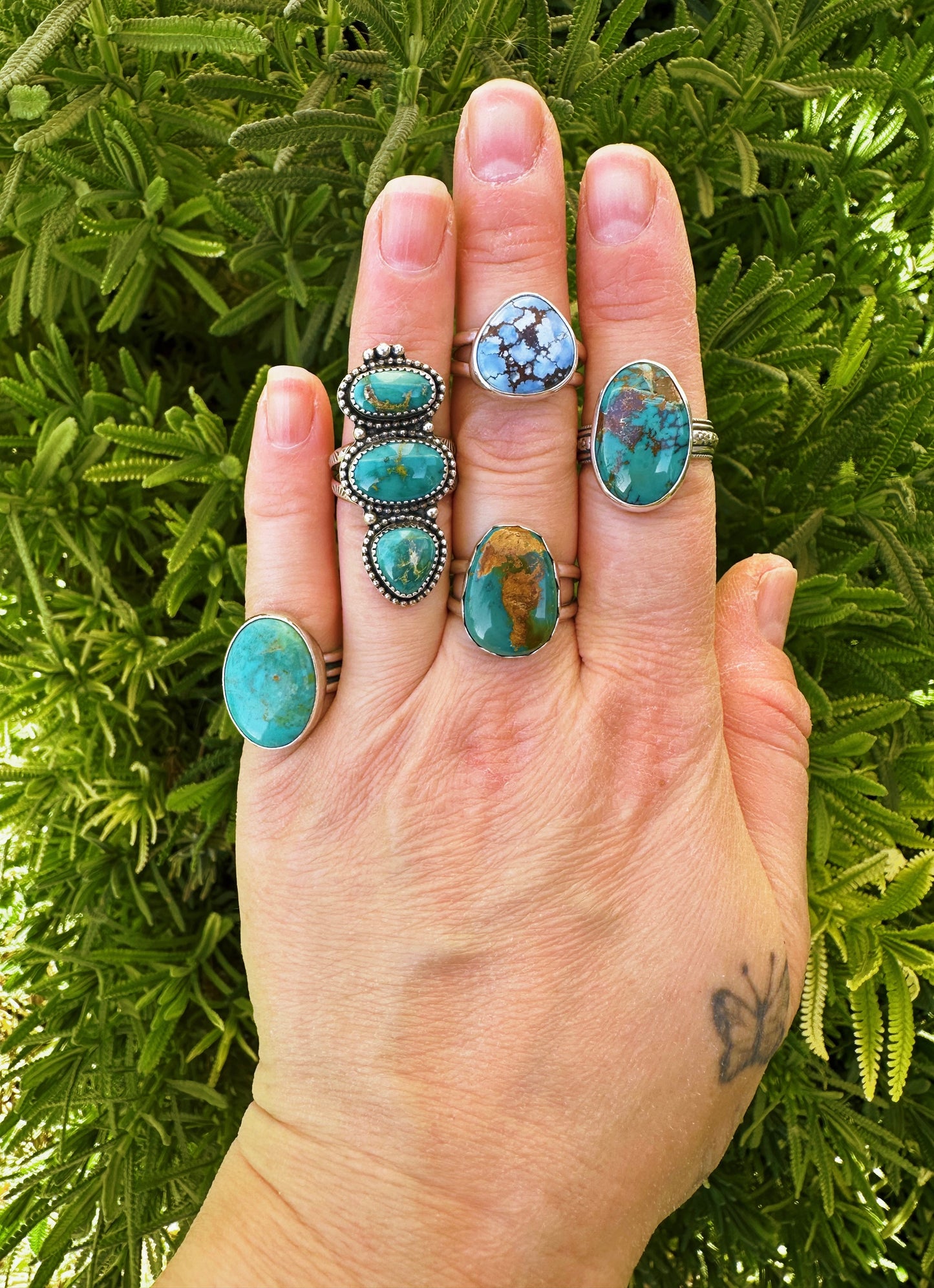 Royston Flower Band - size 7 1/4