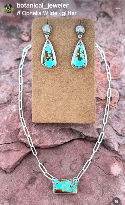 Turquoise Nacklace 16”