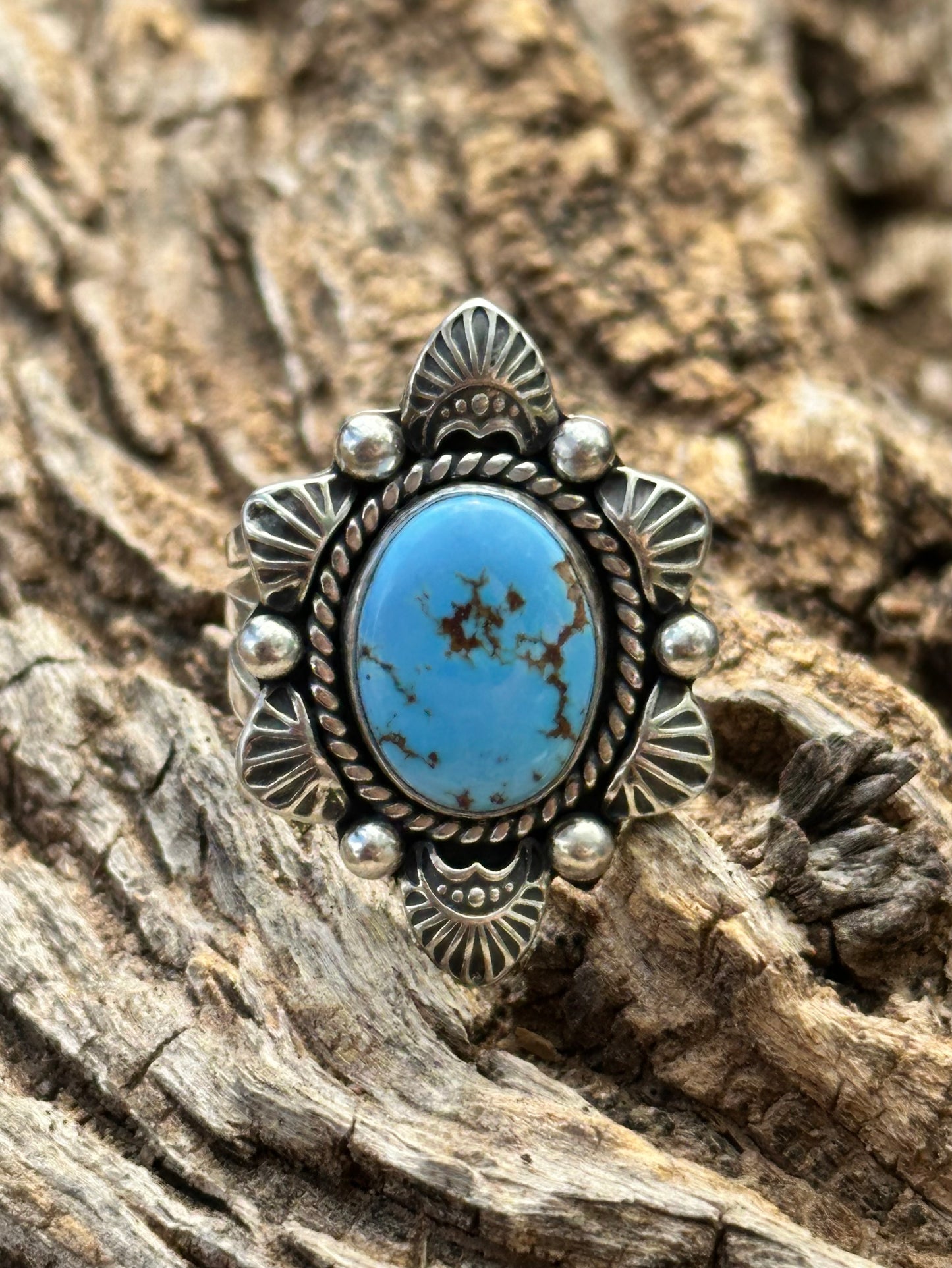Golden Hill Turquoise Ring Size 8.5